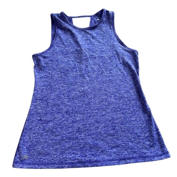 Ideology Women's Blue Keyhole Back Tank Top Size S Casual Summer - Picture 1 of 5